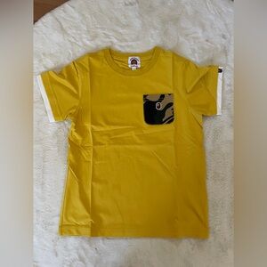 Bape Kids Tee with Camouflage Pocket